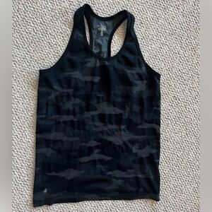 Athleta Black Camo Tank Top